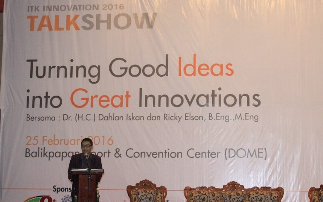 Rektor ITK Membuka ITK Innovation 2016