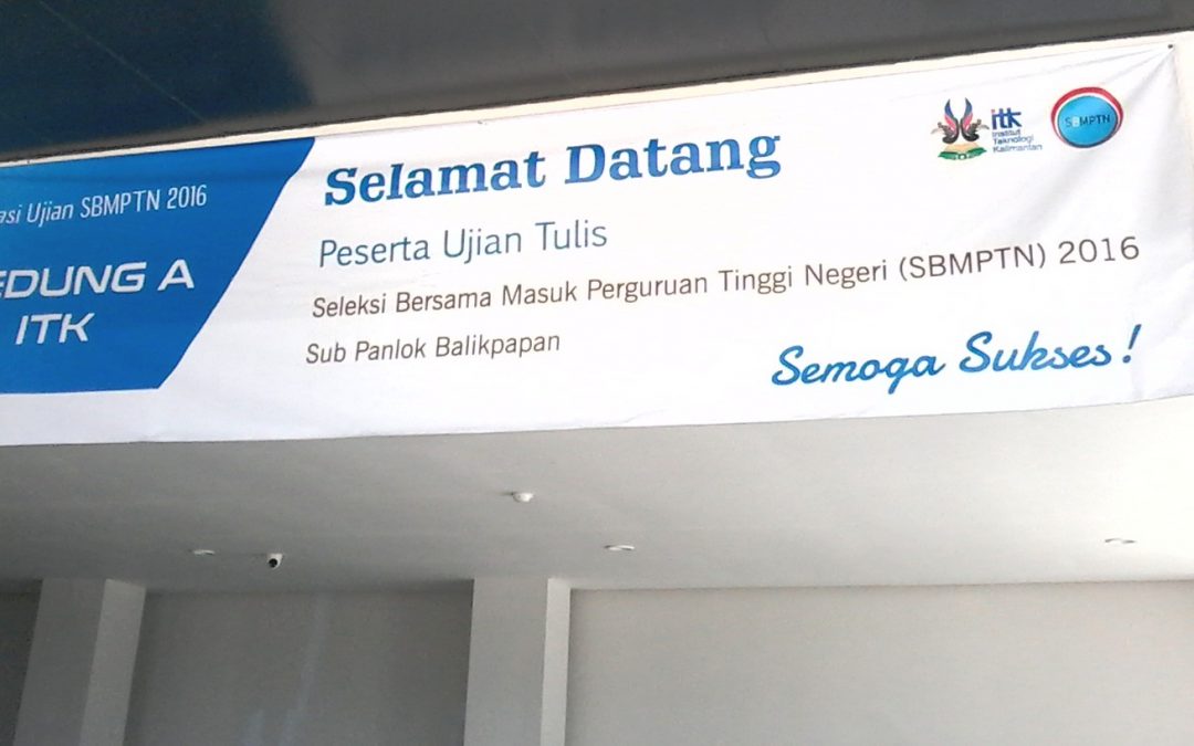 ITK Sukses Selenggarakan Ujian Tulis SBMPTN 2016