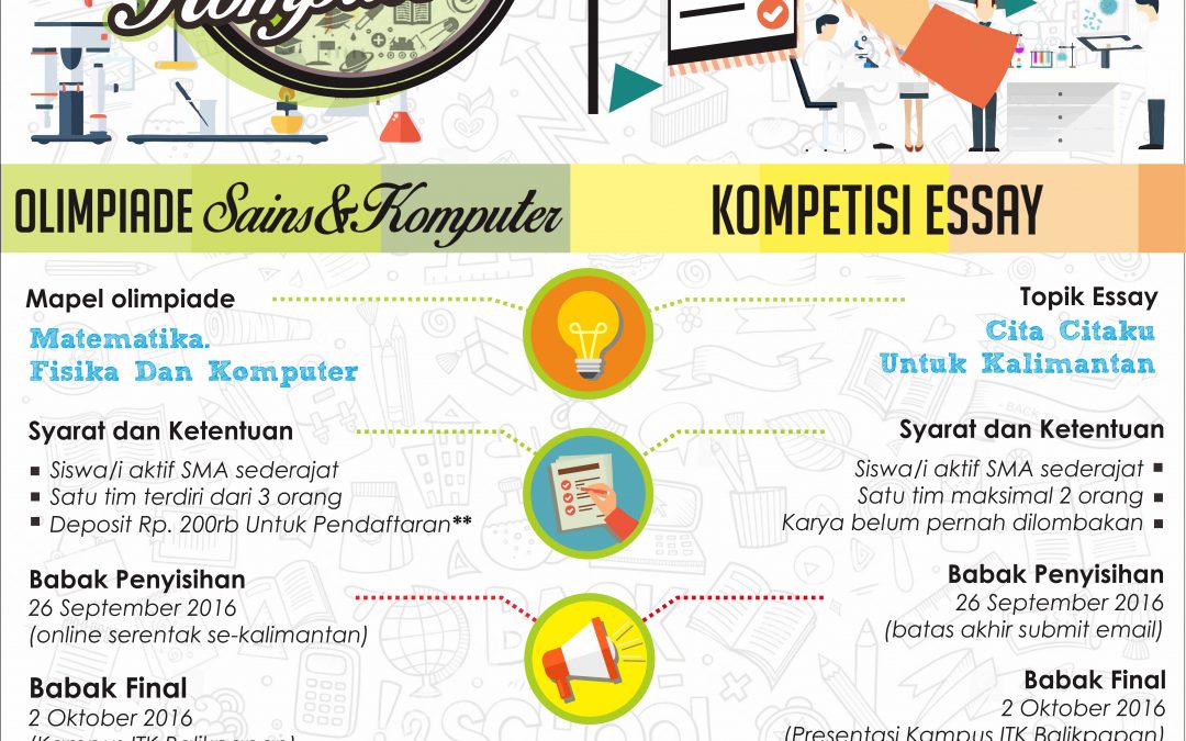 Olimpiade Sains & Komputer; dan Kompetisi Esai