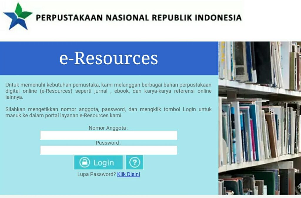 Layanan E-Resources Perpustakaan Nasional Republik Indonesia