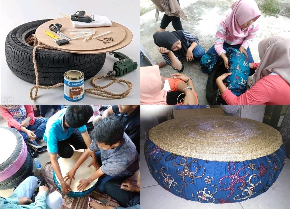 Ban Bekas Pun Bisa Menjadi Furnitur Berkualitas