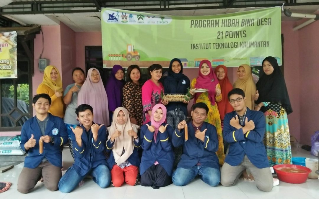 Melalui Program Hibah Bina Desa, Mahasiswa ITK Membentuk 21 POINTS