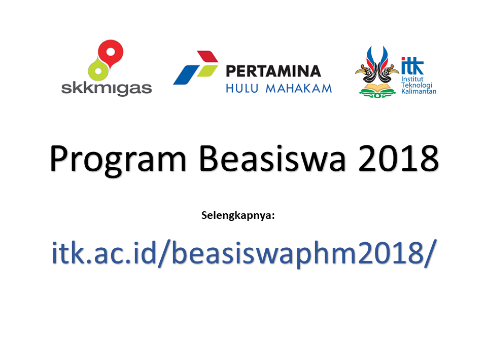 Beasiswa Pendidikan PT Pertamina Hulu Mahakam 2018