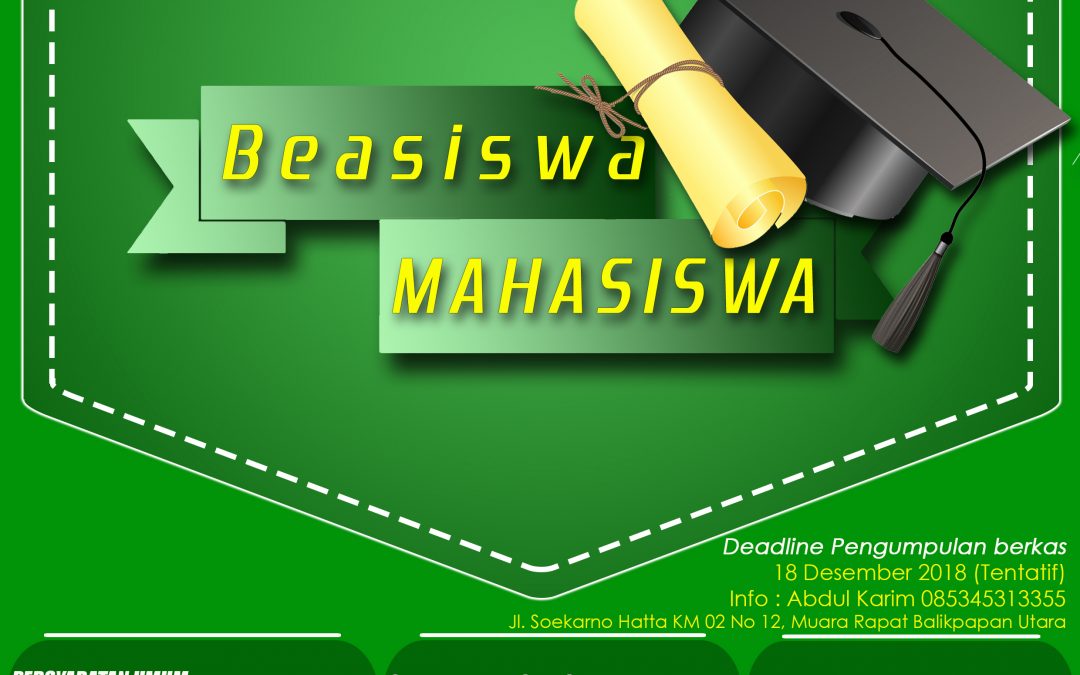 Peluang Beasiswa IZI Untuk Mahasiswa ITK 2018