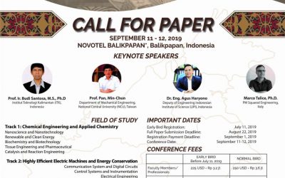 CALL FOR PAPER: International Conference on Industrial Technology (ICONIT) 2019