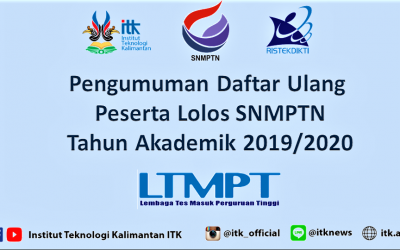 Pengumuman Daftar Ulang Peserta Lolos SNMPTN Tahun 2019