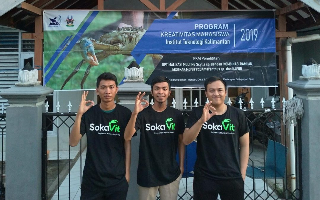 Mahasiswa ITK Ciptakan Suplemen untuk Petani Kepiting