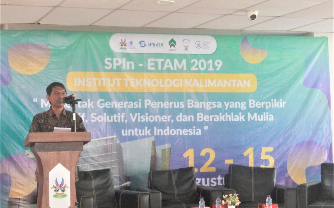 Penerimaan Mahasiswa Baru Tahun 2019 oleh Rektor ITK