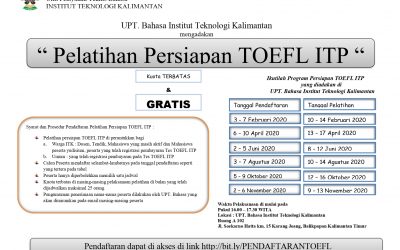 PELATIHAN PERSIAPAN TOEFL ITP