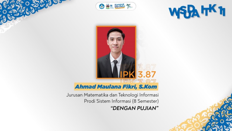 Perwakilan Wisudawan Pada Wisuda Ke-11 ITK