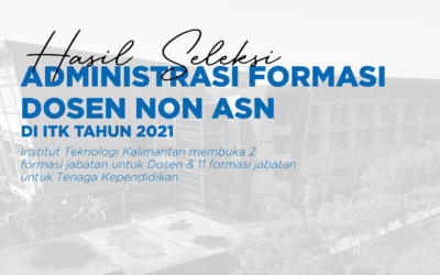 Hasil Seleksi Berkas Administrasi Formasi Dosen Non ASN