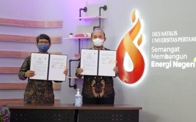 Penandatanganan MoU dan PKS Antara ITK dan Universitas Pertamina