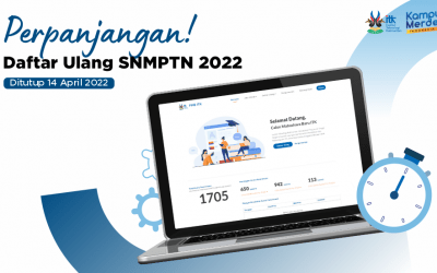 PENUTUPAN DAFTAR ULANG DAN PERPANJANGAN PEMBAYARAN UANG  KULIAH TUNGGAL (UKT) JALUR SNMPTN 2022/2023