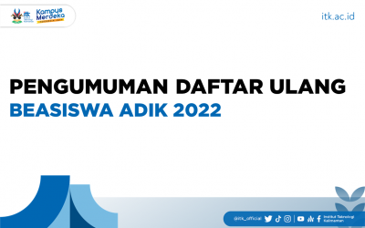 Pengumuman Daftar Ulang Beasiswa ADIK 2022