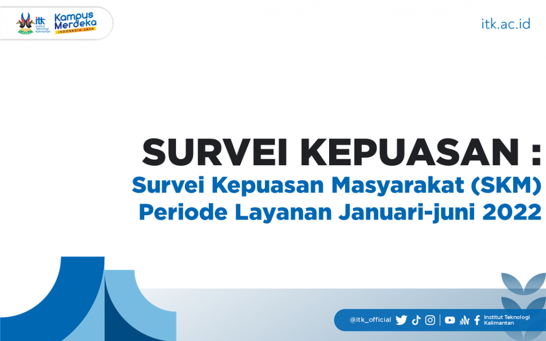 Survei Kepuasan Masyarakat  Periode Layanan Januari – Juni 2022