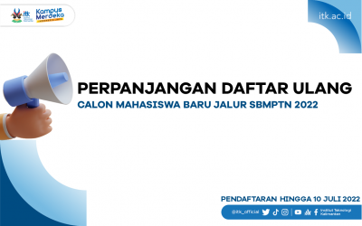 Perpanjangan Daftar Ulang SBMPTN Hingga 10 Juli 2022