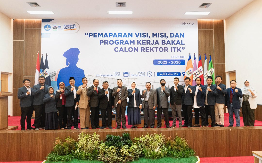 Press Release : Sidang Terbuka Senat Dalam Rangka Pemaparan Visi, Misi, dan Program Kerja Bakal Calon Rektor ITK