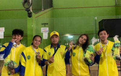 Mahasiswa ITK Raih Juara 3 Kejuaraan Porprov Squash berau