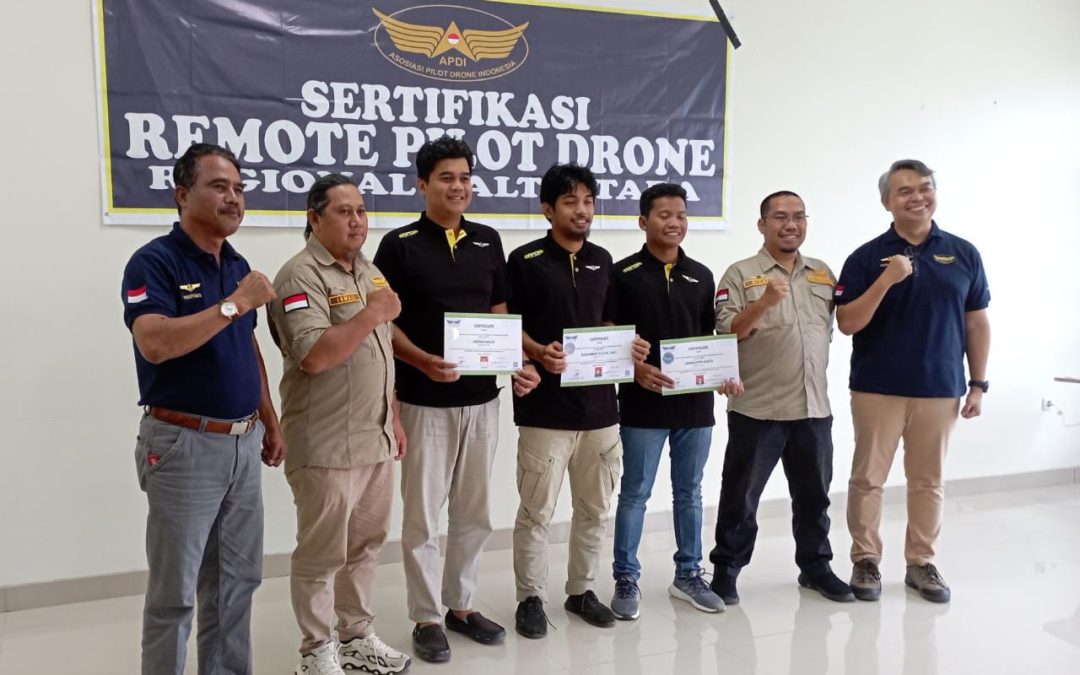 ITK Langsungkan Sertifikasi Profesi Pilot Drone