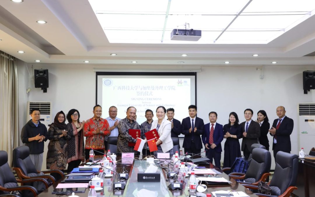 Kerjasama Tri Dharma Perguruan Tinggi ITK dengan Guangxi University of Science and Technology