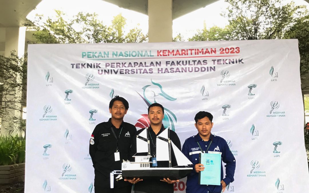 Tiga Mahasiswa Teknik Perkapalan Berhasil Raih Juara Pada Lomba Pekan Nasional Kemaritiman