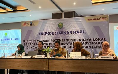 EKSPOSE SEMINAR HASIL : Riset Pemetaan Potensi Sumberdaya Lokal sebagai Upaya Pemberdayaan Masyarakat di Kawasan Pesisir IKN